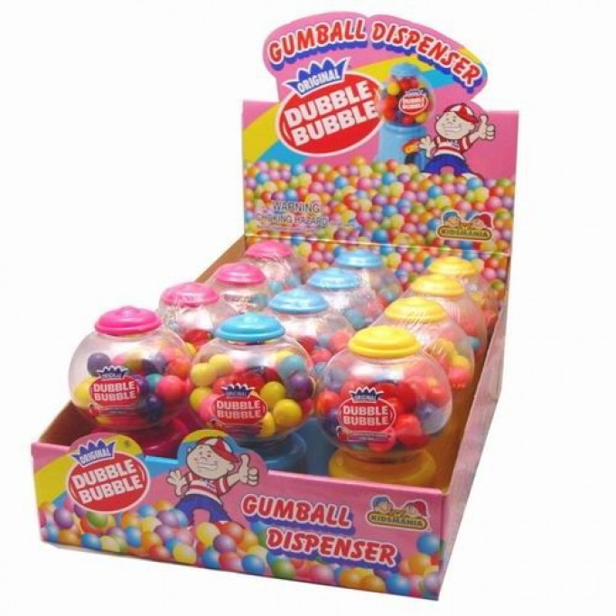 Kids Mania-Dubble Bubble Dispenser (12Ct)