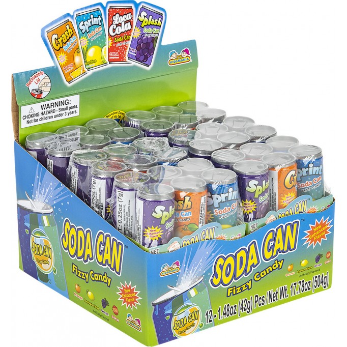 Kids Mania-Soda Can (12Ct)