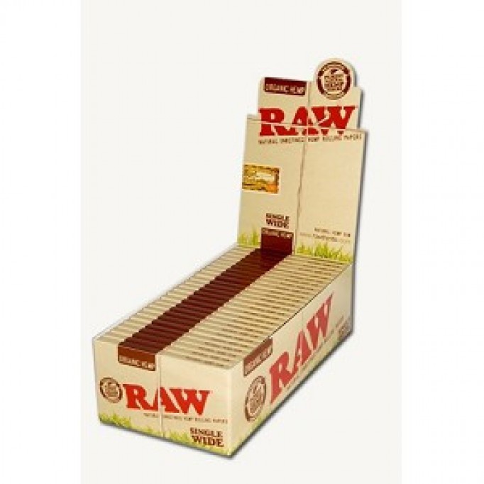 Raw Paper-Organic Hemp (SingleWide-25ct)