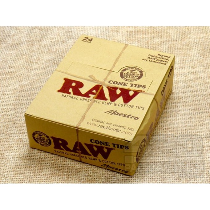 Raw Paper-Classic (24/Box-Cone Tips)