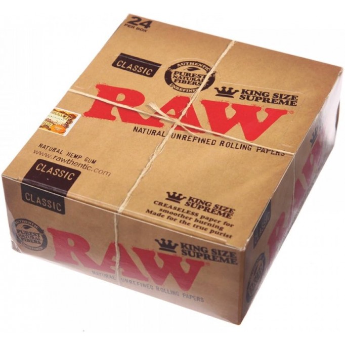 Raw Paper-Classic (24/Box-King Size Supreme)