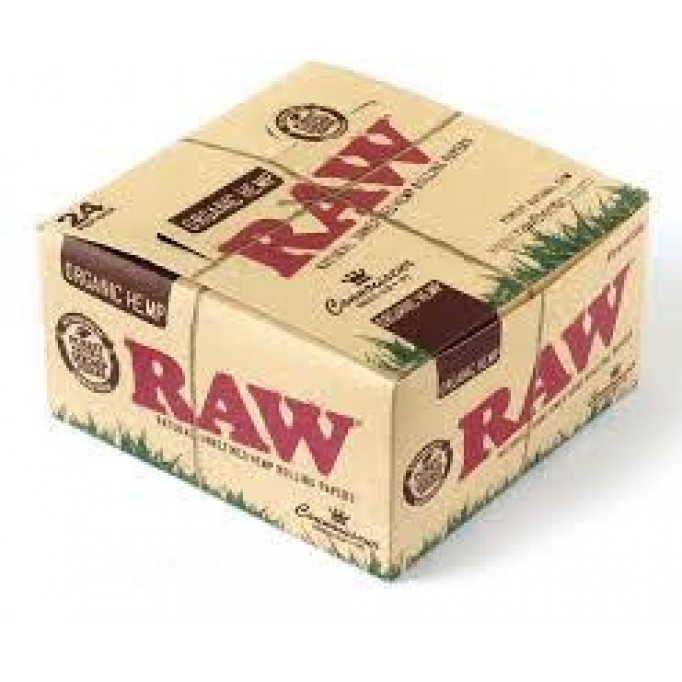 Raw Paper-Organic Hemp (50/Box-King Size Slim)