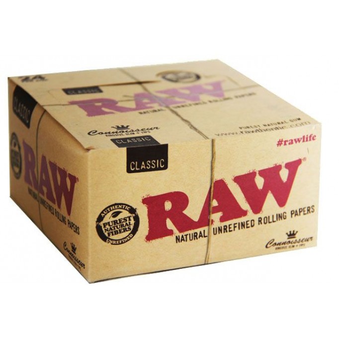 Raw Paper-Classic (15/Box-Artesano-KingSize+Tray+Paper+Tip)