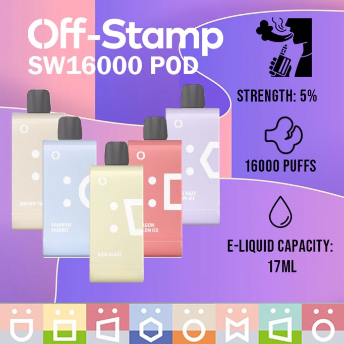 Off Stamp 16000 Puffs (Pod Only)