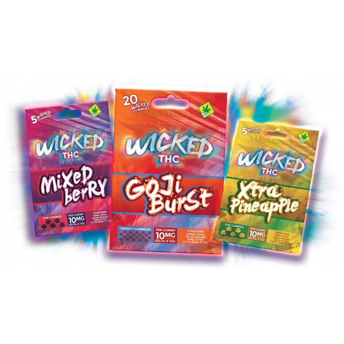 Wicked Gummies (Delta-9/50 mg)