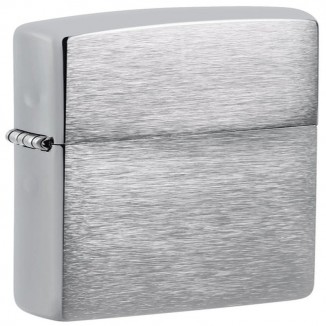 Zippo Lighter Brush Chrome