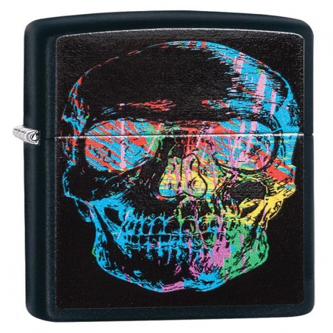 Zippo Lighter Skull Design